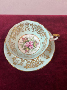 Paragon 1957 Queen Elizabeth Prince Philip Visit to Canada Teacup & Saucer 42402