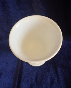 Indiana Glass White Milk Glass Harvest Grape Stemmed Goblet 42506
