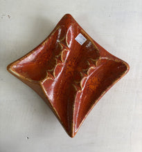 Load image into Gallery viewer, MCM Burnt Orange Pottery Ashtray Redwing USA 970 25 4
