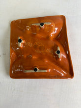 Load image into Gallery viewer, MCM Burnt Orange Pottery Ashtray Redwing USA 970 25 4

