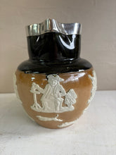 Load image into Gallery viewer, Royal Doulton Lambeth 1903 Pitcher with Sterling Rim WC
