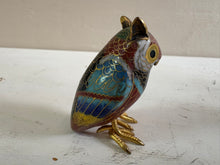 Load image into Gallery viewer, Miniature Cloissone Owl. 42510
