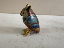 Load image into Gallery viewer, Miniature Cloissone Owl. 42510
