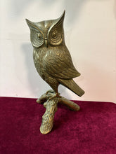 Load image into Gallery viewer, Amazing Large Heavy Brass Owl 42603
