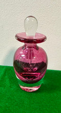 Load image into Gallery viewer, Signed Cranberry Glass Perfume Bottle 568
