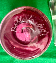 Load image into Gallery viewer, Signed Cranberry Glass Perfume Bottle 568
