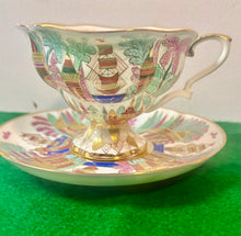 Load image into Gallery viewer, Imperial Russian Ships and Towers Teacup and Saucer 42607
