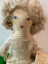 Load image into Gallery viewer, Primitive Style Rag Doll. Rose White Doll Company 42605
