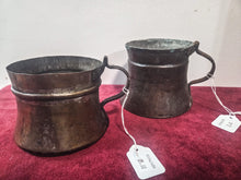 Load image into Gallery viewer, Antique Copper &amp; Metal Mugs 42606
