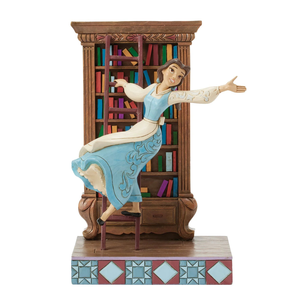 Jim Shore Disney Traditions Belle with Bookshelf