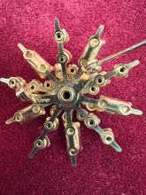 Load image into Gallery viewer, Blue Sunburst Coro Brooch
