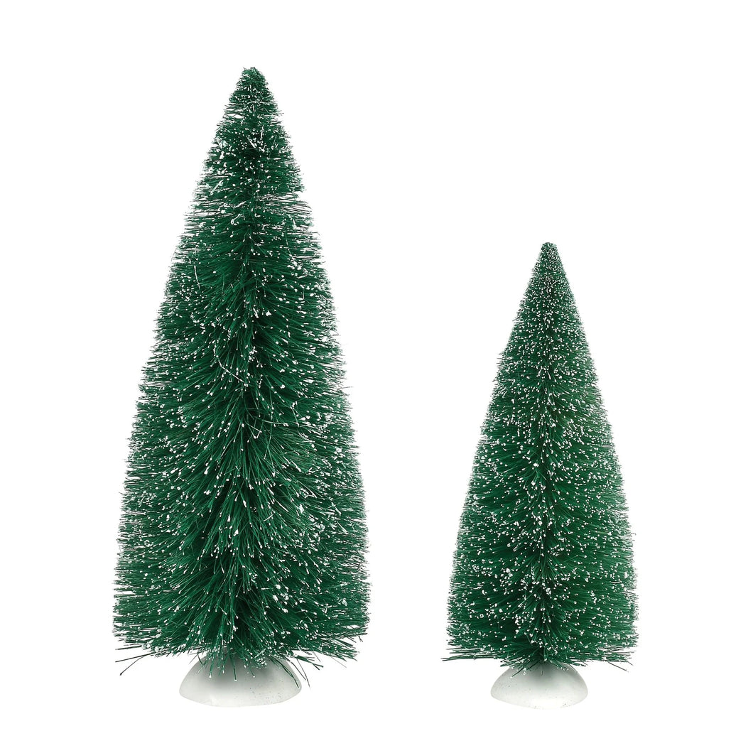 Department 56 Christmas Villages Blue Spruce Pines Set of 2