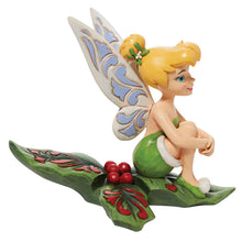 Load image into Gallery viewer, Disney Traditions Jim Shore &quot;Happy Holly-Days&quot; Tinkerbell
