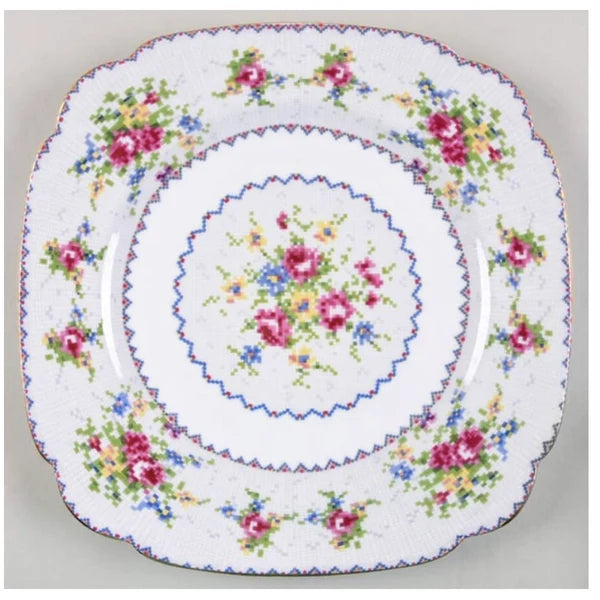 Royal Albert Petit Point Dinner Plate. Made in England
