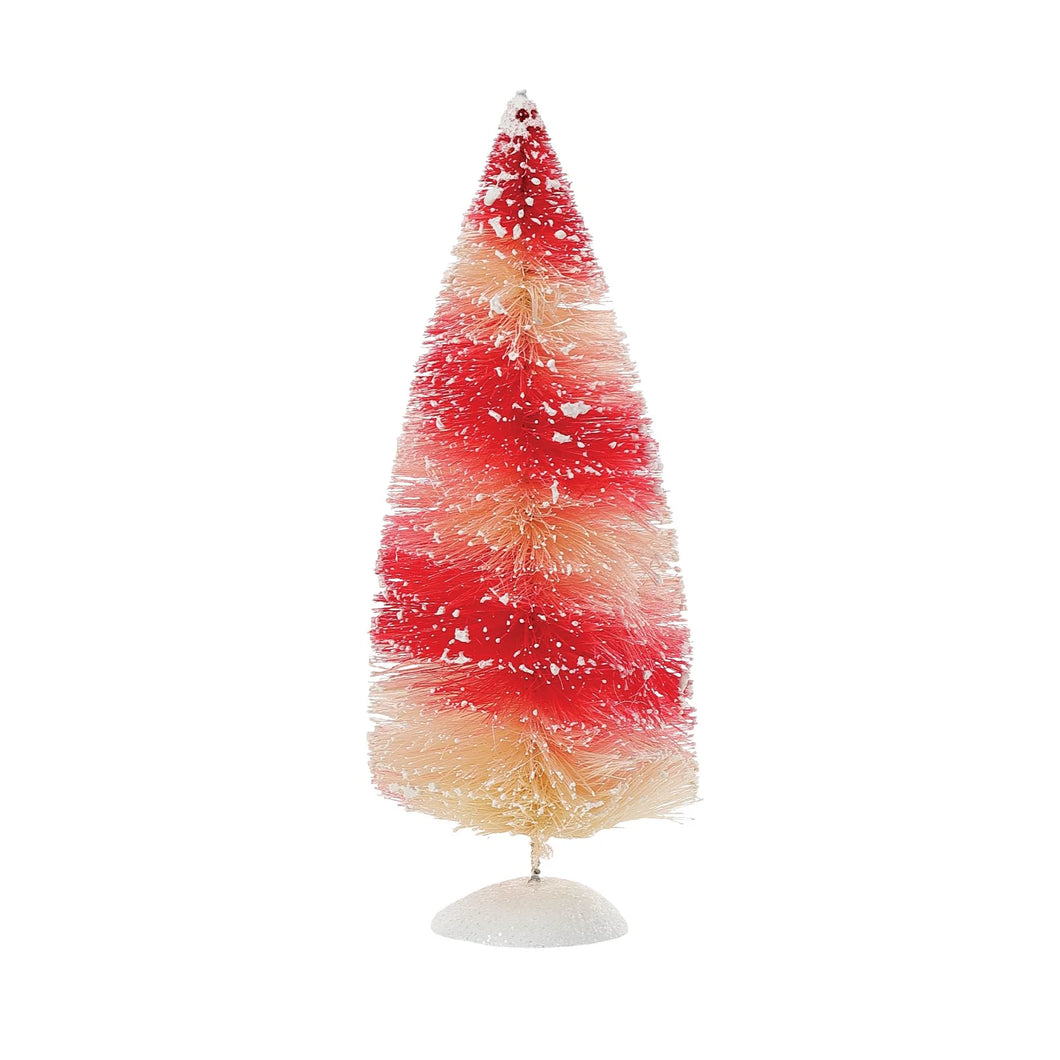 Department 56 Christmas Villages Tall Peppermint Red/Cream Tree