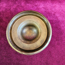 Load image into Gallery viewer, Antique Cut Glass Jar with Brass Lid 020
