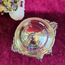 Load image into Gallery viewer, Domed E.P.B.M. Silver Plate Butter Dish #2538
