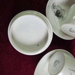 Susie Cooper “Black Fruit” Tea Set 42509