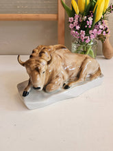 Load image into Gallery viewer, Zsolney Porcelain Bison Firguine 22 46
