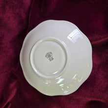 Load image into Gallery viewer, Foley Black Floral Teacup and Saucer 025
