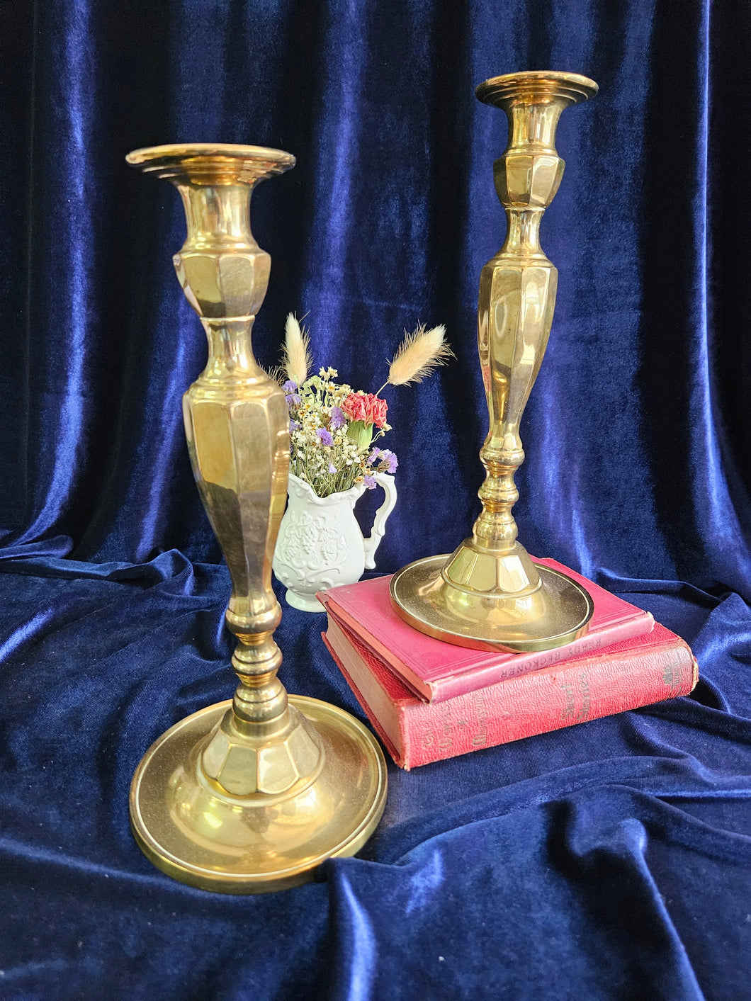 Pair of Brass Candleholders 2529