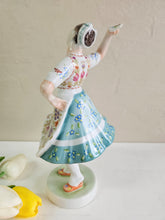 Load image into Gallery viewer, Zsolnay Pecs Hungarian Dancer ‘Tevia’ 1930’s Art Deco Figurine 22 46
