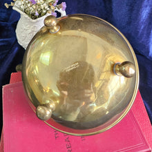 Load image into Gallery viewer, Small Brass Teapot with Milk Glass Handle  42508
