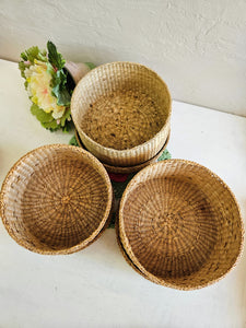 Set of 3 Woven Nesting Baskets with Lids 001