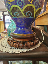Load image into Gallery viewer, Cloisonne Dragon Lamp #42507
