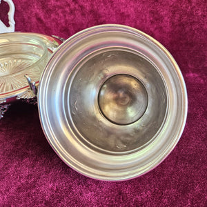 Domed E.P.B.M. Silver Plate Butter Dish #2538