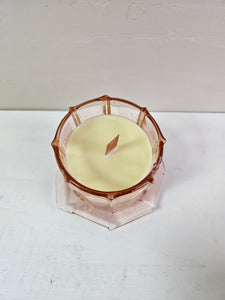 Pink Glass Soy Candle 42503