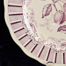 Load image into Gallery viewer, Purple Transferware Plate #42502
