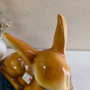 Deer Laying Down Chalkware Figurine 42509