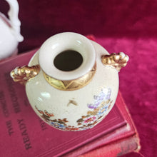 Load image into Gallery viewer, Satsuma Japanese Vase with Floral Design 42507
