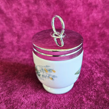 Load image into Gallery viewer, Royal Worcester Small Egg Coddler with Lid – Birds on a Branch 2396
