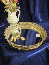 Load image into Gallery viewer, Small Round Mirror Vanity Tray 906
