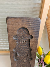 Load image into Gallery viewer, Large Wooden Lady Carved Cookie Press. 965
