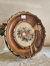 Load image into Gallery viewer, Framed Floral Petit Point Embroidery Piece #42508
