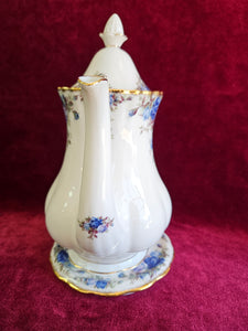 Royal Albert Moonlight Rose Coffee Pot w/ Trivet 1.5L #42509
