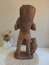 Load image into Gallery viewer, Carved Wood Statue of French Harvester 42307
