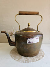 Load image into Gallery viewer, Antique Brass/ Copper Kettle #2379
