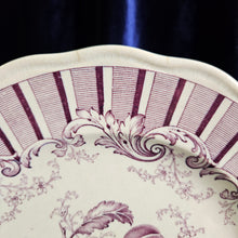 Load image into Gallery viewer, Purple Transferware Plate #42502
