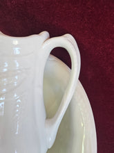 Load image into Gallery viewer, Ironstone Wheat Pattern Water Pitcher and Bowl. Jug &amp; Bowl Set 24 49
