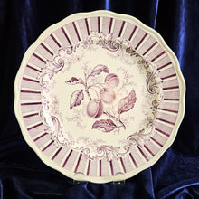 Load image into Gallery viewer, Purple Transferware Plate #42502
