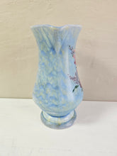 Load image into Gallery viewer, Blue Wade Pitcher. Hand painted floral design
