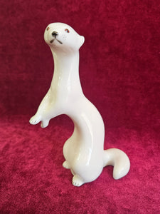 Winter Mink Porcelain Figurine Made in USSR 25 08