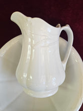 Load image into Gallery viewer, Ironstone Wheat Pattern Water Pitcher and Bowl. Jug &amp; Bowl Set 24 49
