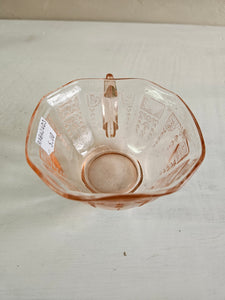 Pink Depression Glass Cup with Handle 42403