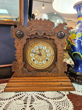 Load image into Gallery viewer, Ansonia Gingerbread Mantle Clock  #42507
