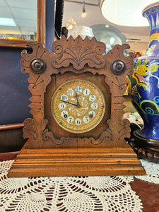 Ansonia Gingerbread Mantle Clock  #42507